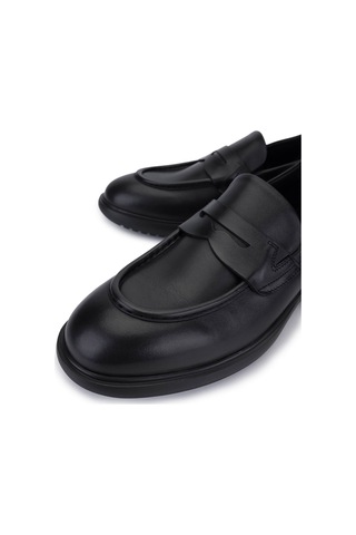 Giampiero Nicola Erkek Hakiki Deri Siyah Casual Ayakkabı 664 46202a Erk Ayk Sk25-26 Nero Siyah