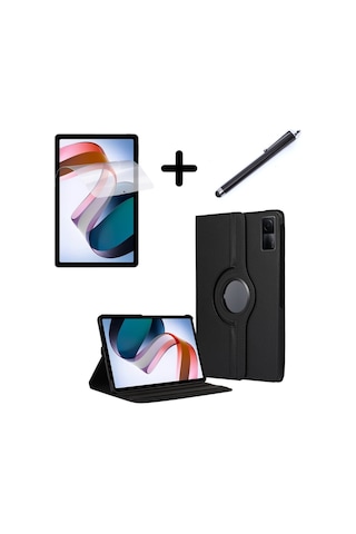 Huawei Uyumlu Matepad 11.5 İnç / Air 11.5 Kılıf Dönen Tablet Kilifi Ekran Koruyucu+kalem