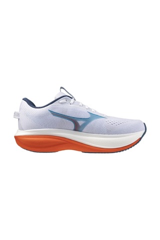 Mizuno Wave Rider 30 Erkek Koşu Ayakkabısı Beyaz / Turuncu Çok Renkli