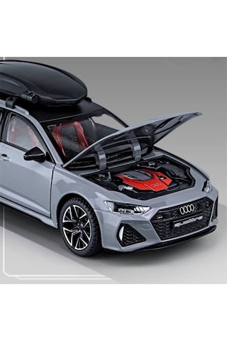 Audi Rs6 1:32 Metal Maket Araba Gri Birebir Wagon
