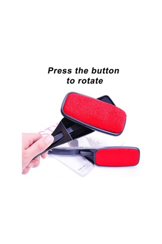 Sihirli Tüy Toz Fırçası Evcil Hayvan Tüyü Temizleyici Giysi Kuru Temizleme Döner Şık Statik Fırçalar Toz Temizleyiciler Siyah