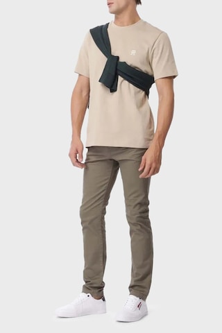 Tommy Hilfiger Erkek T Shirt Mw0mw39256 Rbt Kum Kum