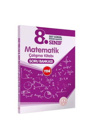 2027 8.Sınıf LGS Matematik MEB Çalışma Kitabı Soru Bankası (Renkli Baskı A4 Boyutlu) BASKI ÜCRETİ