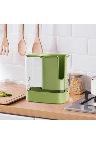 Homyl Bıçak Bloğu Tutucusu Çiftlik Evi Mutfak Alet Depolama Gosterildigi Gibi