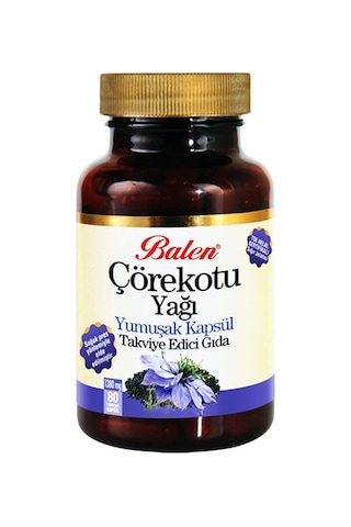 Balen Omega 3 Balık Yağı Çörekotu Yağı Kalsiyum Magnezyum Çinko