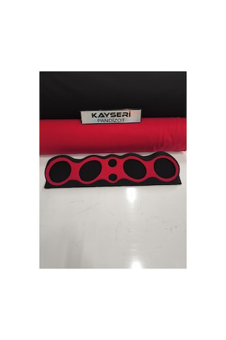Kayseri Pandizot Oval Üniversal Pandizot Dik Cadde Tipi Kırmızı Çerçeveli 4 Oval 2 Tiz Polyesterli Elyaflı 115 Cm Uzunluk 28cm Yükseklik 25 Cm Genişlik