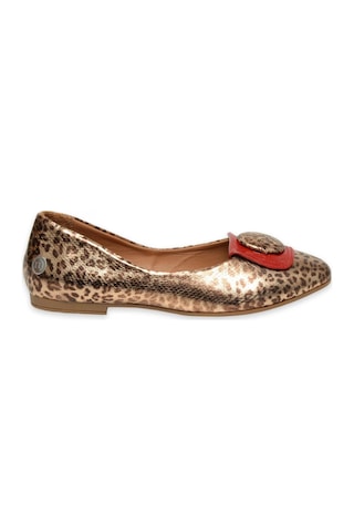Mammamia D25ya-7225 Günlük Leopar Kadın Babet LEOPAR