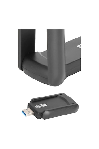 Nrzsnt Mbps Wifi Alıcı Kablosuz Wifi Adaptörü Çift Band Çift Antenli
