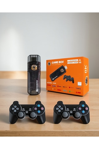 Oyun Konsolu 8k Android Tv Hd Game Stick 20.000 Oyunlu
