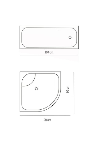 Zethome Jackline Banyo Duş Perdesi 6020 Tek Kanat Pembe 1X180X200 Çok Renkli