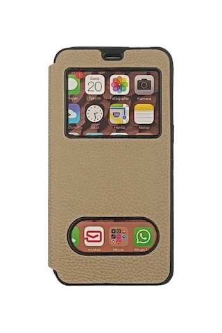 Samsung Galaxy Uyumlu A12 Sm-a125 Kılıf Kapaklı Kılıf