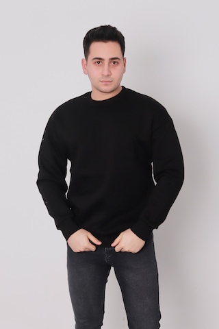 Fk Fashion Fkfashion Sweatshirt 23FK3213 Siyah