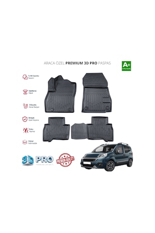 Fiorino Araca Özel 3d Paspas 2023 2024 2025 2026