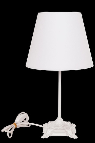 Doğu Abajur Beyaz Beyaz