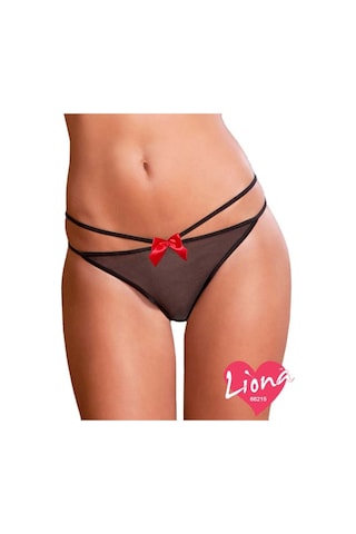 Liona Bayan Kadın Transparan Seksi Fantazi Iç Giyim Külot Tanga