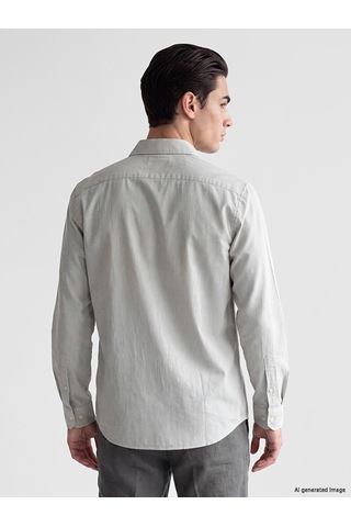 Lcw Eco Haki Regular Fit Erkek Gömlek