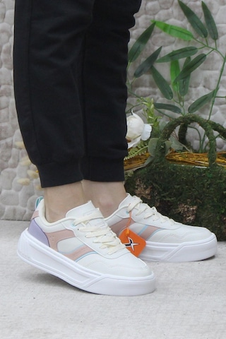 Kinetix Adexa Pu W Bej Hafif Rahat Sneaker Kadın Ayakkabı 001