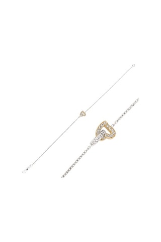 Pırlanta Taşlı Kalpli Bileklik Gb00024 Altınsepeti