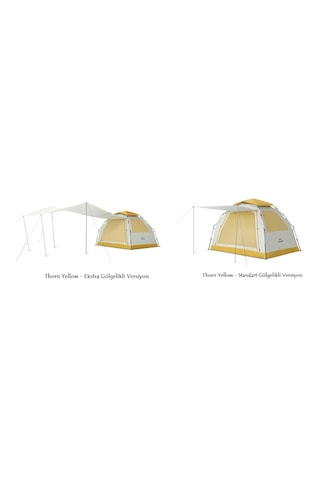 Naturehike Ango Es60 Gölgelikli Otomatik Kurulum Kamp Çadırı Thorn Yellow
