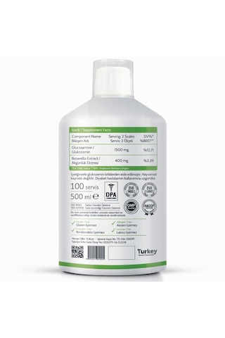 Biomet S1 Likit ve Bitkisel Glukozamin Akgünlük Ekstrak