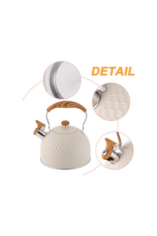 Paslanmaz Çelik Çaydanlık, Yüksek Sesli Düdük, Isıya Dayanıklı Sap, Eşit Şekilde Isıtılmış Taban, Güzel Ve Dayanıklı Yapı, Sıcaklığa Dayanıklı Sap Diğer