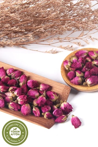 Yörem Afyon Meşhur Isparta Tomurcuk Kokulu Gül Kurusu 3'lü Avantajlı Set 90gr.