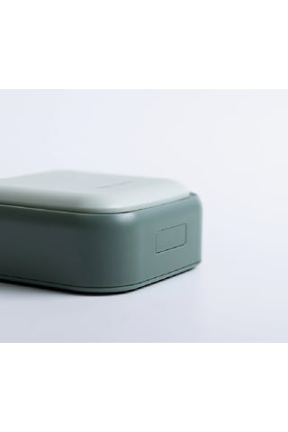 Ditmo Kapaklı 4 Bölmeli Taşınabilir Yeşil İlaç Kutusu Yeşil