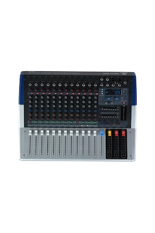 Maxword Welly-12fx Power Mixer 2x800w 12 Kanal 2x7 Bant Ekolayzır 99 Dsp Efekt