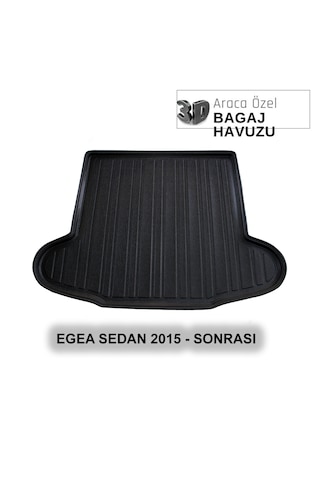 Fıat Egea Sedan 2015+ 3d Araca Özel 3d Bagaj Havuzu