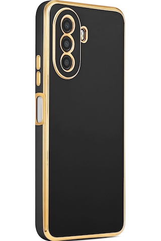 Ardemix Huawei Nova Y70 Kılıf Bark Kapak - Siyah Siyah