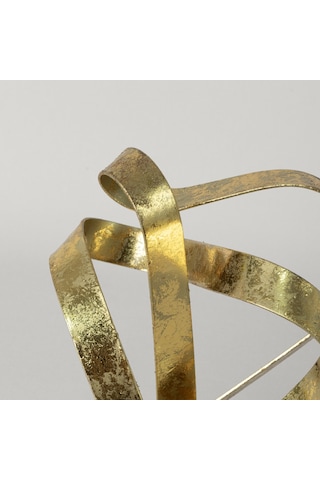 Linens Medlin Dekor 19x13x27 Cm Gold