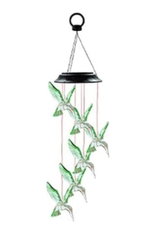 Solar Led Işıklı Kuşlu Bahçe Dekoru 6 Ledli,renkli Işık - Dış Mekan Aydınlatma Diğer