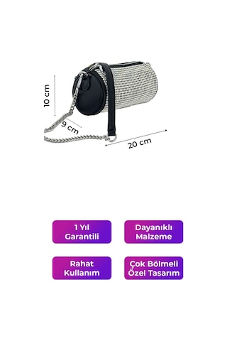Kriste Bell Kadın Çantası Çapraz Askılı Siyah 26313 Siyah