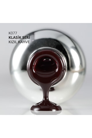 Kalıcı Oje K077, Kızıl Kahve, 10 Ml Diğer