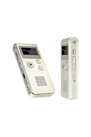 Kingboss HS-27 8 GB Dijital Ses Kayıt Cihazı Gri