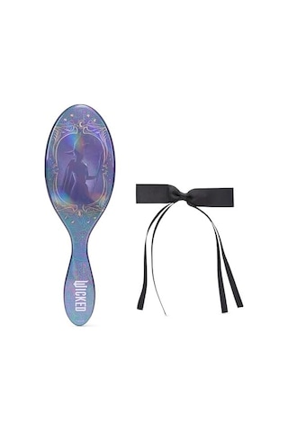 Wet Brush Orijinal Detangler Saç Fırçası Elphaba Wicked Kit - Ultra Yumuşak Intelliflex Kıllar - Dolaşık Açıcı Fırça Tüm Saç Tipleri İçin Dolaşık Açıcı Fırça Islak Kuru Ve Hasarlı - 1 Fırça Ve 1