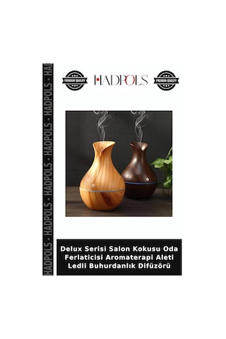 Delux Serisi Salon Kokusu Oda Ferlaticisi Aromaterapi Aleti Ledli Buhurdanlık Difüzörü Çok Renkli