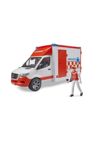 Bruder Mercedes Benz Sprinter Sirenli Ambulans Ve Ekibi Br02676