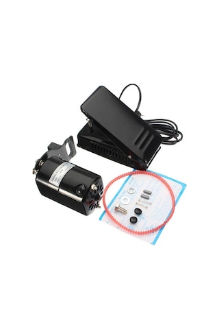 Ev Tipi Dikiş Makinesi Motoru ve Pedalı 130W Aile Makinesi Motoru