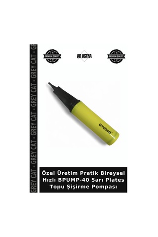 Özel Üretim Pratik Bireysel Hızlı Bpump-40 Sarı Plates Topu Şişirme Pompası