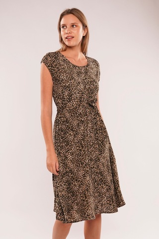 Gabria Kadın Gabria Desenli Elbise Leopar Çok Renkli