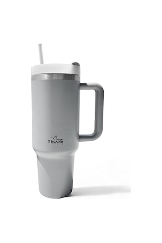 Any Morning Vaha 1200 Ml Çelik Termos, Gri & Biggdesign Cats Elektrikli Sıcak Su Torbası Seti Gri