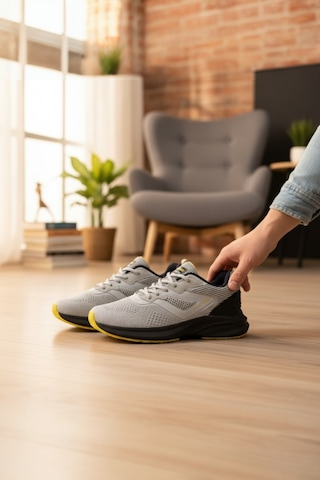Enoch Erkek Koşu Ve Yürüyüş Spor Ayakkabı Hafif Fileli Sneaker Performans Serisi Gri