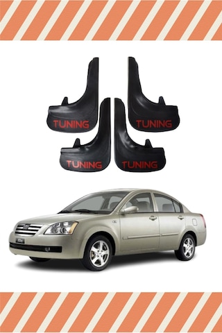 Chery Alia Uyumlu Tunıng Yazılı 4'lü Tozluk Çamurluk Paçalık