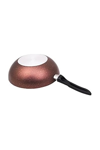 Rosetta Çikolata Gold 28cm Wok Tava Açık Bakır