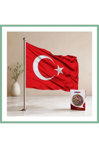 Bşkvirgo Türk Bayrağı 70x105 Cm Alpaka Kumaş Bsk2026