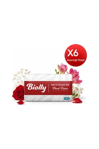 Biolly Floral Fusion Katı Sabun 150 Gr 48'li Paket Diğer Biolly Floral Fusion Katı Sabun 150 Gr 48'li Paket Diğer