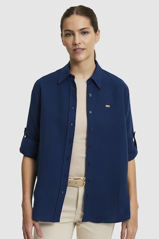 U.S. Polo Assn. U.s. Polo Assn. Kadın Lacivert Gömlek Desenli 50324689-vr033