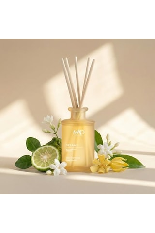 Mad Wellbeing Dreamy 190 Ml, Rattan Çubuklu Ortam Kokusu Bergamot, Yasemin Ve Sandal Ağacı İle Rüya Gibi Bir Atmosfer 50 x 22