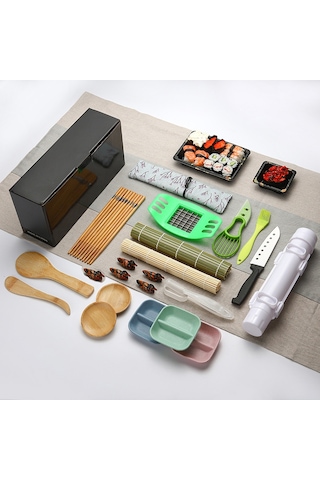 Jian Fan Japonya Sushi Yapım Seti 2 siyah
